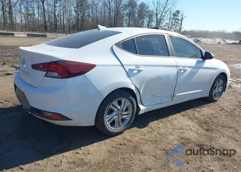 2019 Hyundai Elantra Sel from USA, damaged, VIN 5NPD84LF2KH452815
